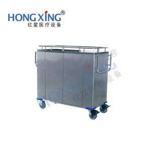 Hongxing HX-E47 Stainless Steel Medical <b>Cart</b> 1380x610x1220mm Sealed Storage <b>For</b> Hospitals And Outpatient Clinics - Product Image 1