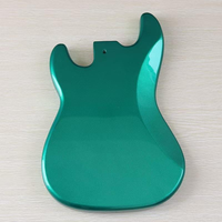 DIY Green Poplar Wood Electric Bass Guitar Body OEM Brand Cheap Factory Direct Customizable Instrument Parts