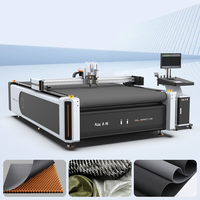 Machine de découpe numérique CNC en fibre de carbone AOL avec outil de découpe à couteau oscillant