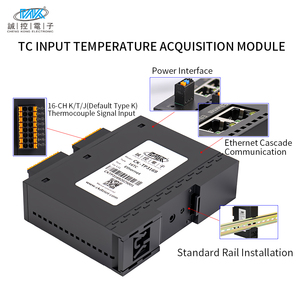 16-ch TC nhiệt độ mua lại mô-đun modbus <span class=keywords><strong>TCP</strong></span> giao thức thích hợp cho k/t/J Loại Cặp Nhiệt điện tín hiệu đo lường - Product Image 4