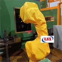 Penutup Pelindung Kain Robot Industri KUKA KR 6 R700-2 Anti Debu Tahan Air Tahan Api Anti-Statik Garansi 1 Tahun