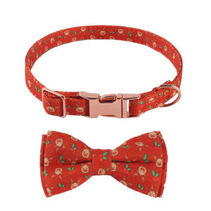 Últimos dijes para diseño de <span class=keywords><strong>collar</strong></span> de perro Hebilla de oro rosa Serie de Navidad Arco Sol Flor Vacaciones <span class=keywords><strong>Collar</strong></span> de perro - Product Image 4