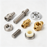 Servicio de Mecanizado CNC de Alta Precisión, Torneado Personalizado ODM, Piezas de Inconel, Acero Inoxidable, Aluminio y Latón