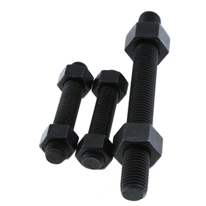 55Mm Astm A193 B7m Gr B7 Full Thread B16 <span class=keywords><strong>Stud</strong></span> <span class=keywords><strong>Bolt</strong></span> Với <span class=keywords><strong>2</strong></span> Nuts Với Hai Bu Lông Din 938 Tap End M40 <span class=keywords><strong>M6</strong></span> M8 Lớp 8.8 Hex Nặng Nut - Product Image 4