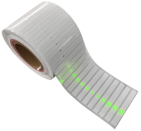 Etiqueta LED UHF ECO LED-01 para Localización Precisa de Artículos, para Impresoras RFID, Activación Remota