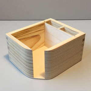 Rustieke Tafelgerei Organizer Houten Bestekhouder Met Servet Papieren Lade - Product Image 3