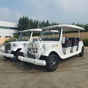 Voiturette de golf électrique 8 places Voiture rétro vintage touristique électrique Voiturette de golf électrique - Product Image 1