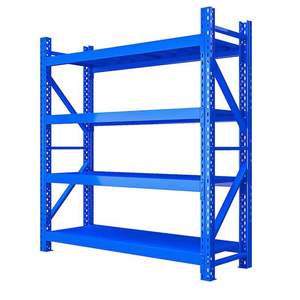 כבד אחסון מתכת נגד חלודה כבדה מדפים 4 שכבה מתכווננת עבור אופציה סיטונאית - Product Image 1