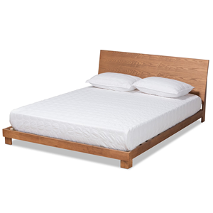Cadre de lit rembourré de luxe moderne, tailles King et Queen, avec tête de lit moelleuse, lit plateforme, mobilier de chambre contemporain, personnalisable pour hôtels et villas - Product Image 1