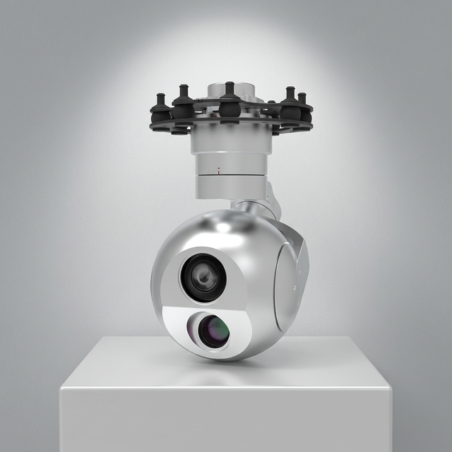 L10T EO/IR Drone Camera with 10x Zoom Gimbal 360° Continuous Rotation For Search and Rescue Industrial Inspection
