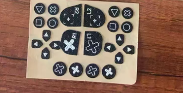 Poignée de bouton noire pour PS5 et DualSense Edge