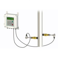 Medidor de Flujo Ultrasónico de Agua Líquida de Alta Precisión Yheng TUF-2000SW, Tipo Clip Externo para Montaje en Pared Marina