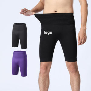 Pantalones cortos de rendimiento para hombre de compresión transpirable para actividades al aire libre con costuras antirozaduras - Product Image 2