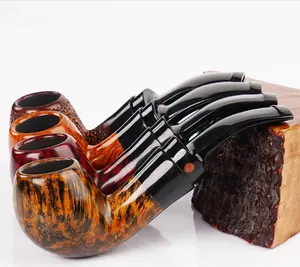 Wholesale Classic Nostalgia Smoking Pipes Tobacco customized Wood pipes