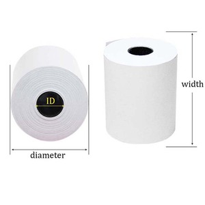 Rollo de Papel Térmico para Restaurante, 65 g/m², 80*80, Papel Térmico para Tarjetas de Crédito - Product Image 2