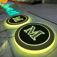 Lettres lumineuses LED, enseignes en acrylique personnalisées, logo 3D, enseignes lumineuses LED pour enseignes commerciales