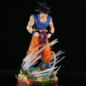 32.5cm Anime Dragon DBZ Son <span class=keywords><strong>Goku</strong></span> avec deux têtes figurines Pvc Collection modèle poupée Statue jouet cadeau - Product Image 4