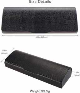 Étui de luxe sur mesure, nouveau design haut de gamme, fait main, en PU souple, pour lunettes, personnalisable avec logo - Product Image 4