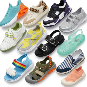 Zapatillas Casuales para Niños de Diseños Surtidos en Oferta, Zapatillas Deportivas Transpirables de Punto Sin Cordones y Sandalias con Recortes, Pedido Mixto - Product Image 1