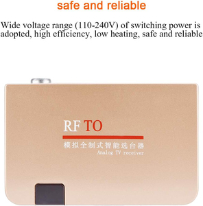 <span class=keywords><strong>Receptor</strong></span> de TV Analógico con Control Remoto para Proyectores, Enseñanza Multimedia, Ingeniería de Redes, Adaptador Convertidor de RF a HD - Product Image 2