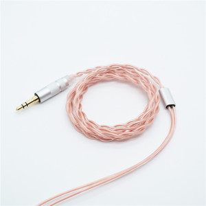Cable de audio MMCX de cobre monocristalino con conector de 3,5 mm para auriculares SE846 SE535 SE215 SE425 - Product Image 1