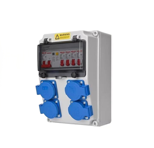 Portable industrial waterproof socket distribution <b>box</b> (default Delixi, other brands can be customized) Configuration 2 - Product Image 2