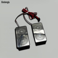 Interruptor inteligente LED táctil dual con sensor de atenuación para reproductor, 12V 60W, control de tres colores/un solo color, desempañador, rango de detección de 2CM