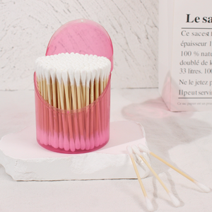 Etiquette personnalisable Coton-tige dégraissant industriel en bambou pour le nettoyage des yeux et des lèvres - Product Image 3