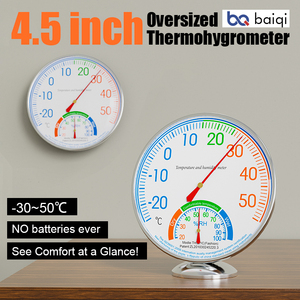 Personalizado sua marca Dial termômetro com higrômetro, analógico - Product Image 3