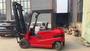 Chariot élévateur électrique GPD-30, batterie au plomb-acide, capacité de 3 tonnes, mât à trois étages, pneus pneumatiques, commande assise pour la fabrication - Product Image 5