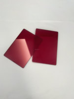 2mm Thickness Optical Hoya R-62 Hb610 Rg610 Red Filters Glass 85% Light Transmittance for Camera & Lighting with Hole