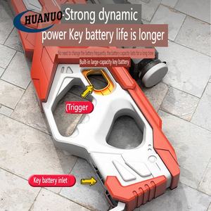 Pistol mainan anak-anak mainan senjata air elektrik luar ruangan permainan menembak otomatis bertenaga baterai pistol semprot - Product Image 5