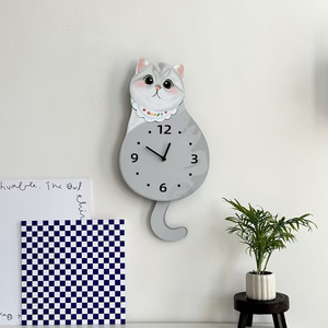 นาฬิกาแขวนผนังควอตซ์ดีไซน์ทันสมัย ลายภาพนิ่ง ตกแต่งห้องนั่งเล่น สร้างบรรยากาศสนุกสนานและมีสไตล์ - Product Image 4