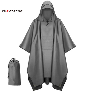 High Quality Manufacturer Rain Poncho Reflect <strong>Nylon</strong> <strong>Raincoat</strong> for Motorcycle and Adults Rain Wear - Product Image 6