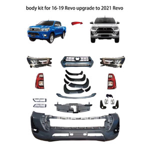 Kits de cuerpo ancho para <span class=keywords><strong>camioneta</strong></span> Hilux Revo, 2015-2017, actualización a <span class=keywords><strong>2020</strong></span>, accesorios para todoterreno, guardabarros de parachoques, capó de campana - Product Image 3