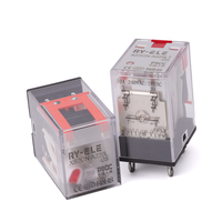 Relè Elettromagnetico Miniaturizzato RY-ELE XS2CN-D24LT-GS, DC 24V 10A, 8 Pin, Uso Generale, Controllo Protettivo, Contatti in Lega d'Argento