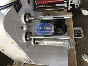 <span class=keywords><strong>Mini</strong></span> labelrol tot rol snij- en opwikkelmachine, handmatige rotatie-stansmachine, prijs automatische film- en sticker snijmachine - Product Image 4
