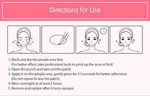 Không thấm nước mụn mụn vá giúp giảm đỏ và viêm da - Product Image 5