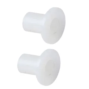 Customized Nylon Plastic Shoulder Washer LONG White Spacer Plastic Bush