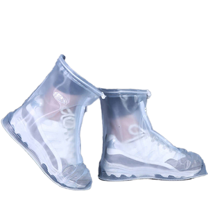 <span class=keywords><strong>Surchaussures</strong></span> réutilisables en PVC antidérapantes, protège-chaussures de pluie, protège-bottes de neige avec fermeture éclair pour chaussures imperméables d'extérieur - Product Image 3