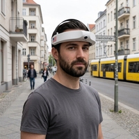 Caméra d'action 1080P 6 axes à fixation sur tête pour enregistrement mains libres avec carte mémoire intégrée de 32 Go