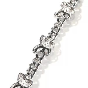 Vendita Diretta dalla Fabbrica dell'Ultima Catena Cubana Hip-hop con Design di <span class=keywords><strong>Farfalla</strong></span> Tridimensionale in Zirconia di Lusso - Product Image 4