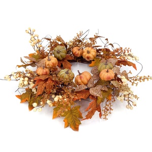 Couronne florale d'été tendance : Bouquet <span class=keywords><strong>de</strong></span> fleurs artificielles Lilas, Pétunia, Bougainvillier, Cœur, Crème, Ailes, style Bauble et Panier - Product Image 3