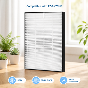 Filtre <span class=keywords><strong>HEPA</strong></span> FZ-BX70HF compatible avec le <span class=keywords><strong>purificateur</strong></span> <span class=keywords><strong>d</strong></span>'<span class=keywords><strong>air</strong></span> Sharp KC-700Y5 KC-70E9 KC-B70, capture les particules PM2.5, le pollen, les squames <span class=keywords><strong>d</strong></span>'animaux et la fumée. - Product Image 3