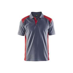 BLAKLADER - 3324105094564XL <b>Polo</b> <b>shirt</b> <b>Grey</b>/Red - EAN 7330509396407 WORK T-<b>SHIRTS</b> AND <b>POLO</b> <b>SHIRTS</b> - Product Image 1