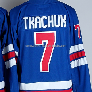 准备发货 美国曲棍球队 Auston Matthews Royal 2026 主场最佳品质缝制球衣 - Product Image 5