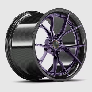 Jantes forgées en fibre de carbone 2 pièces 17-24 pouces adaptées aux RS7 4K R8 MK2 AMG C8 488 GTB 992 GT3/R 991 - Product Image 3