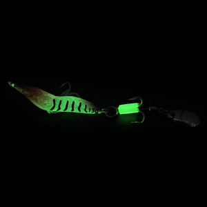 Señuelo de Pesca SWORDFISH <span class=keywords><strong>FTK</strong></span> MR80 de Acero Inoxidable de 8.5CM con Fondo Duro y Anzuelos para Atún, Carpa, Lago, Río y Agua Dulce - Product Image 5