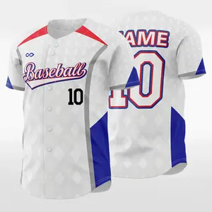 Beste College Majestueuze Sublimatie Ademende Mesh Stof Honkbal Uniformen Uniforme De Baseball