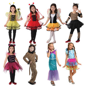Costume da Supereroe Animale Fatato Unisex per Halloween, Tuta per Feste di Carnevale con Mantello e Gonna per Bambini - Product Image 1